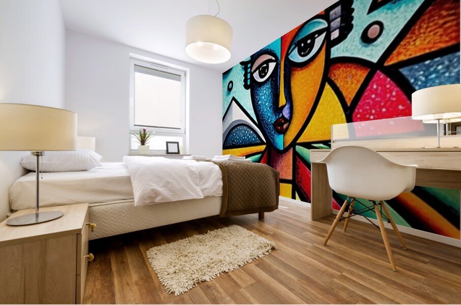 Boy Einstein Mural print