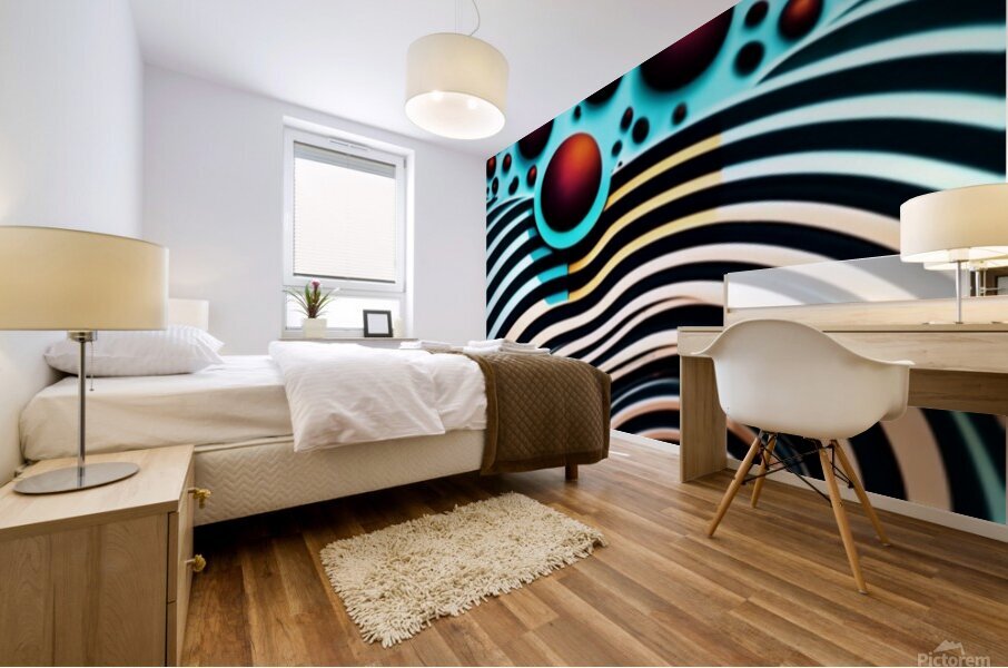 Choco Meteors Shower Mural print