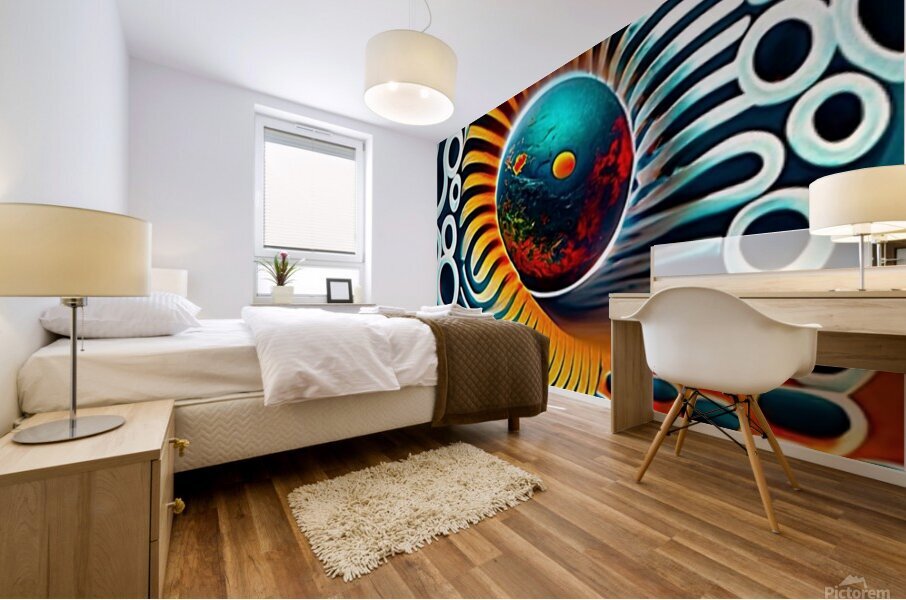 Earth Hole Mural print