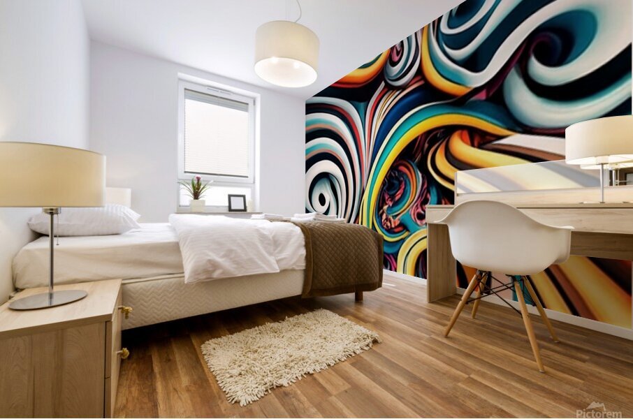 Blew Skies Mural print