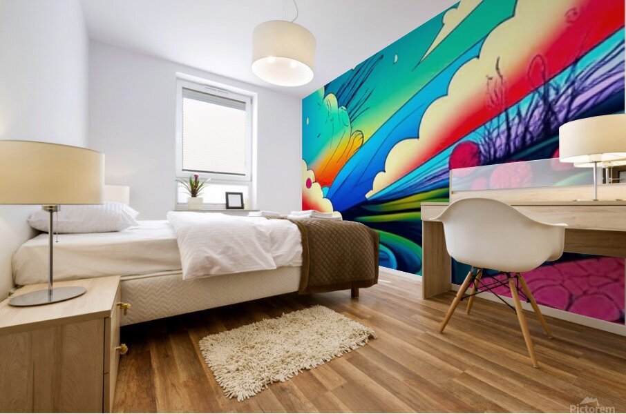 The Hills Mural print
