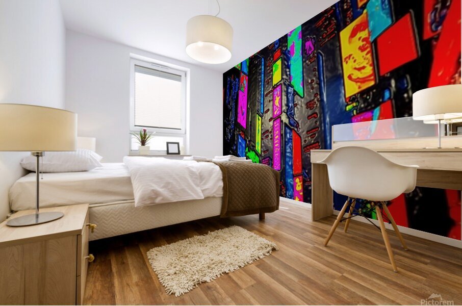 Leather Tower I Mural print