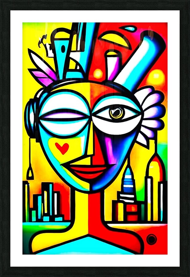 NYCity Gorl Picture Frame print