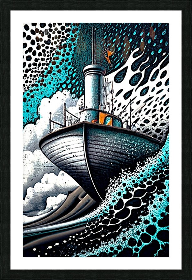 Bubble Seas Picture Frame print