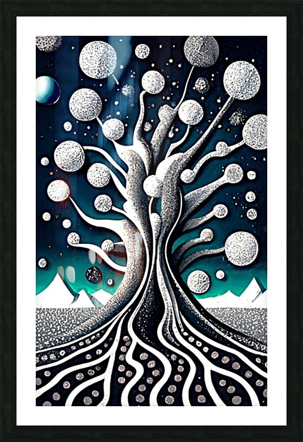 Root Tree Picture Frame print