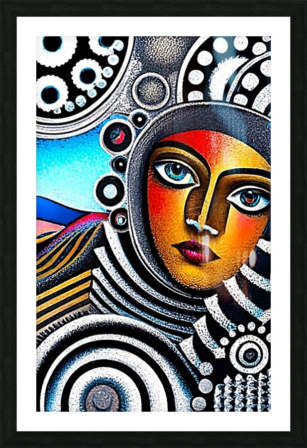 Ms Andromeda Picture Frame print