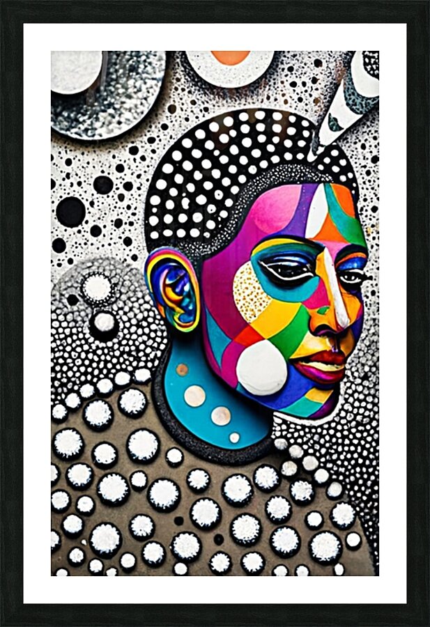 Who are U  Picture Frame print