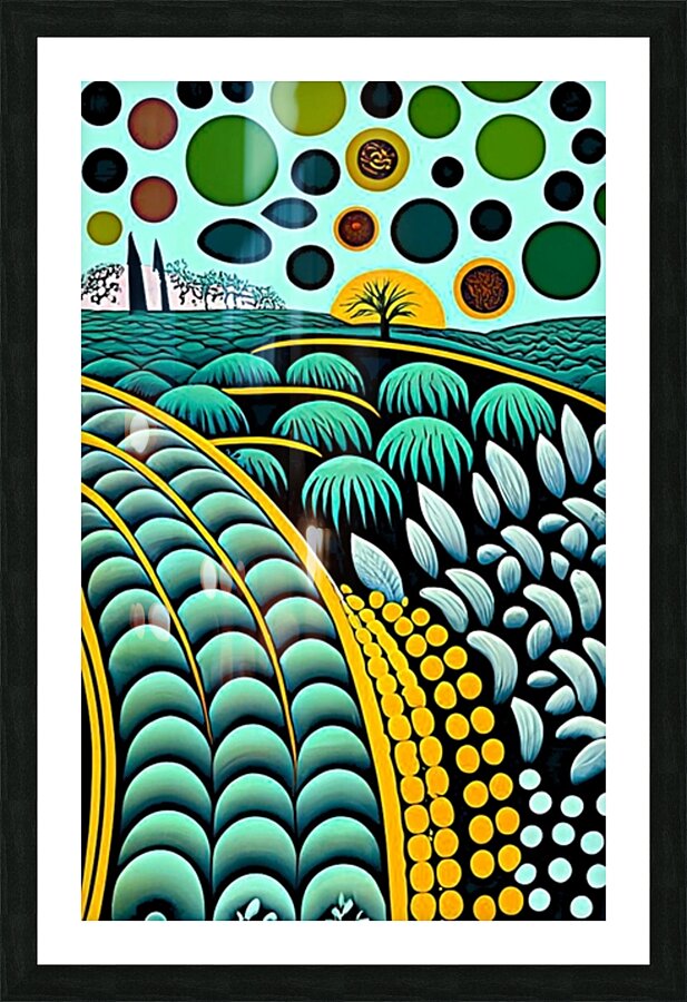 The Harvest Picture Frame print