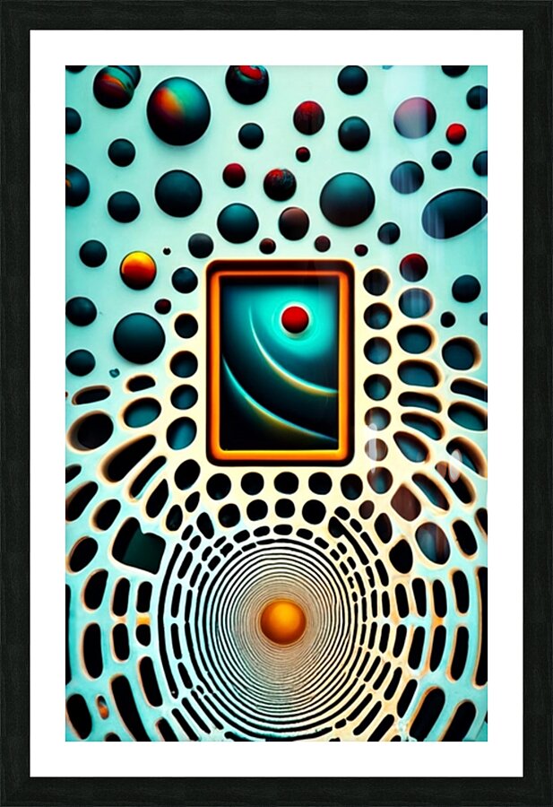 Mirror Web Picture Frame print