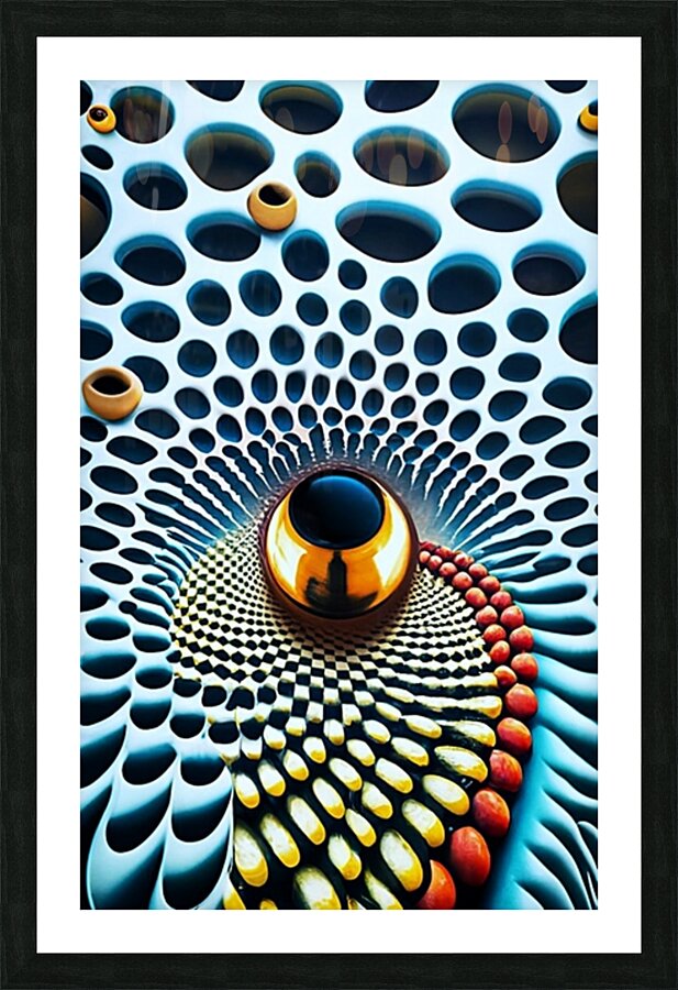 Cosmic Eyeball Picture Frame print
