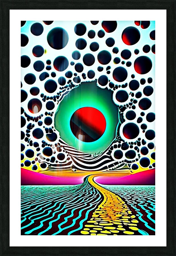 Choco Balls Hole Picture Frame print