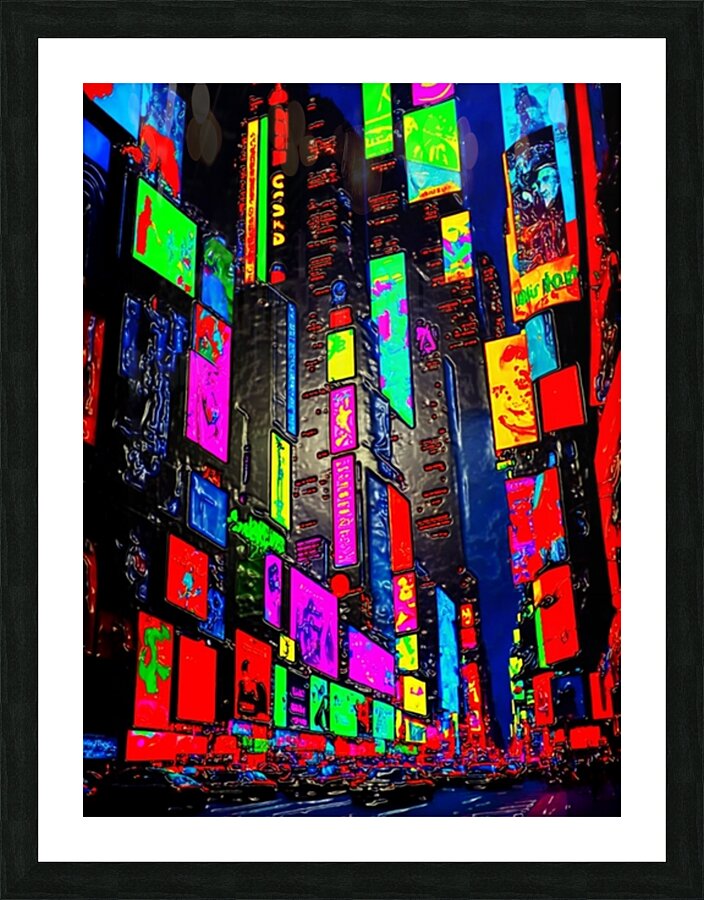 Leather Tower I Picture Frame print
