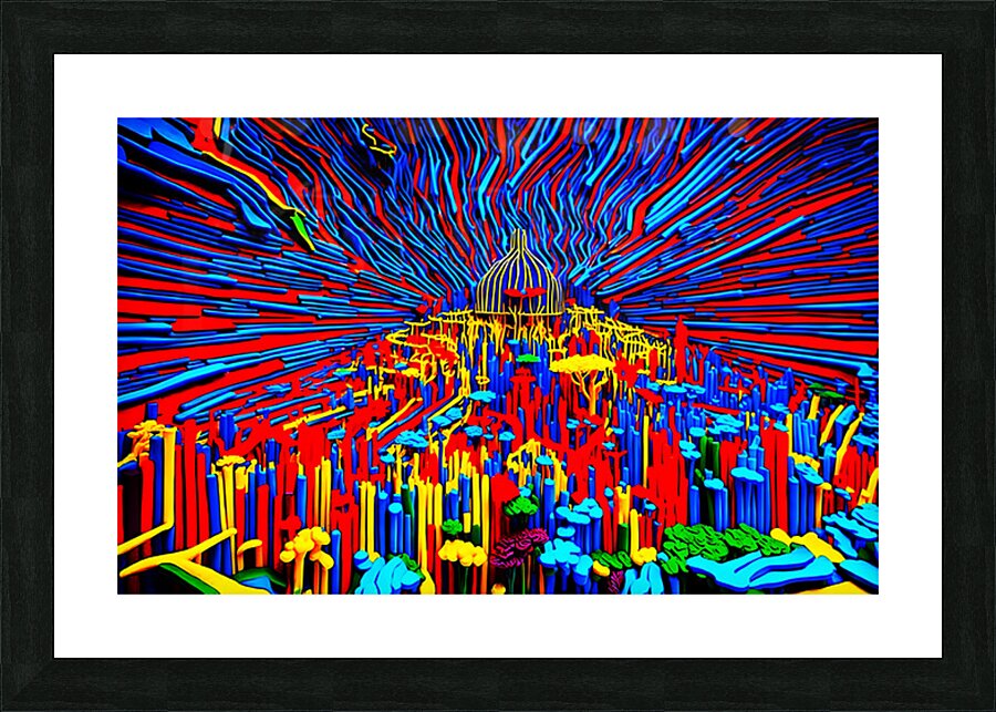 Fire Stixxx Picture Frame print