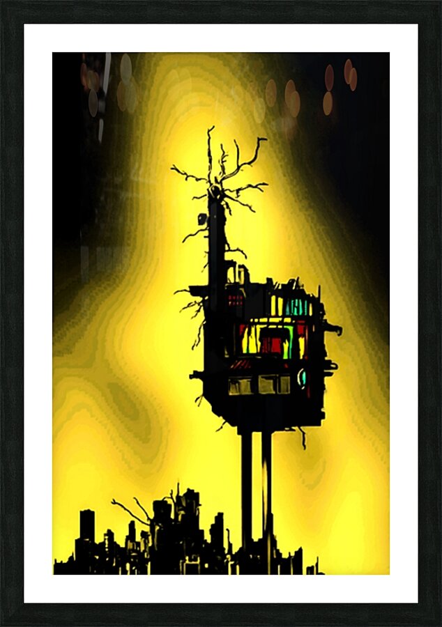 House Tower Picture Frame print