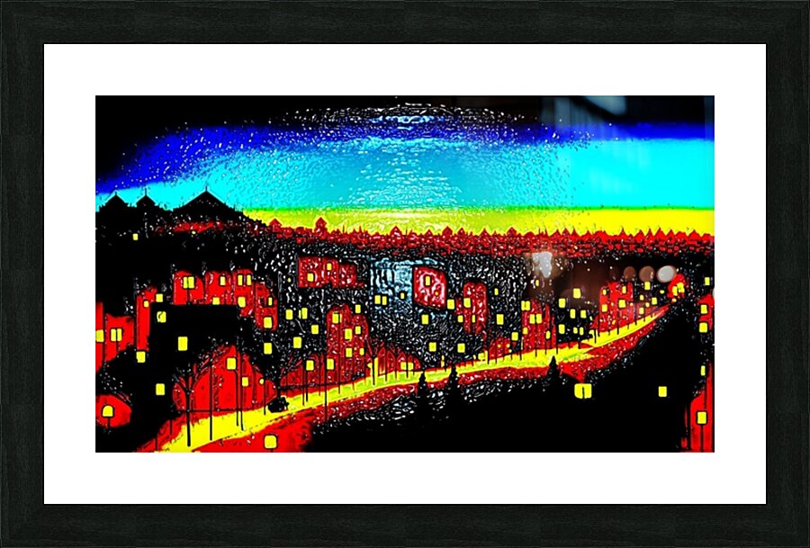Silent Nite Picture Frame print