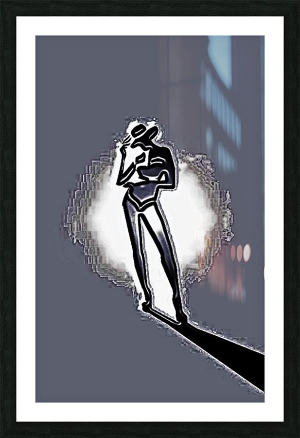Icy Hot Lady Picture Frame print