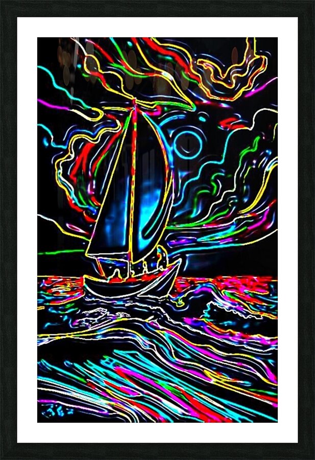 Ride Like a Wind Picture Frame print