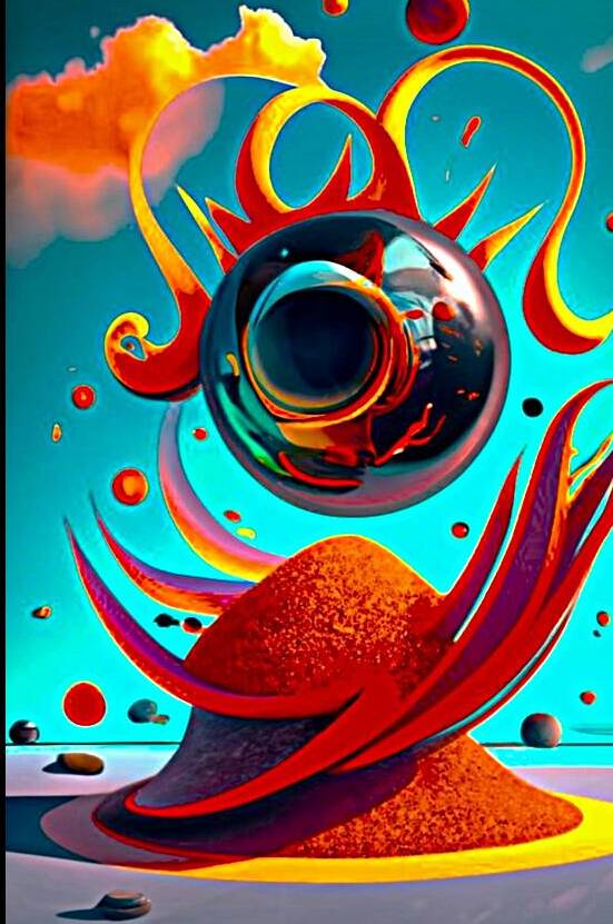 Orange Eyeball by TaTaJe