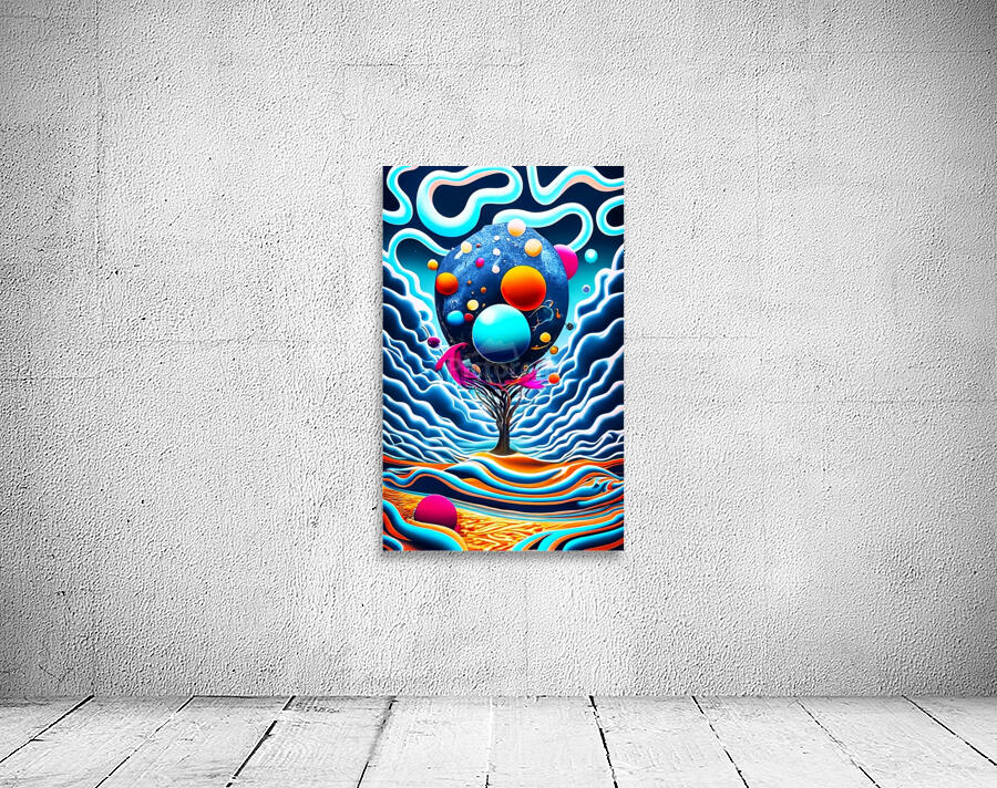 Space Baloons Wall Preview