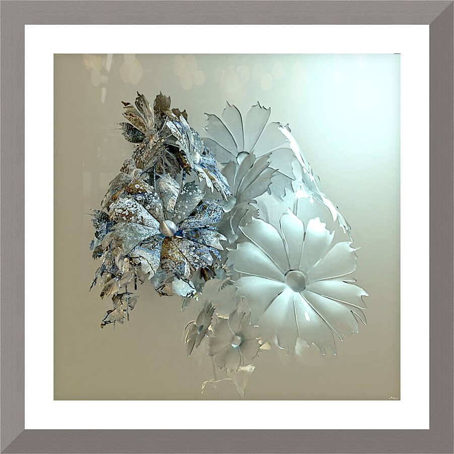 Floral Composition P120  Picture Frame Printing
