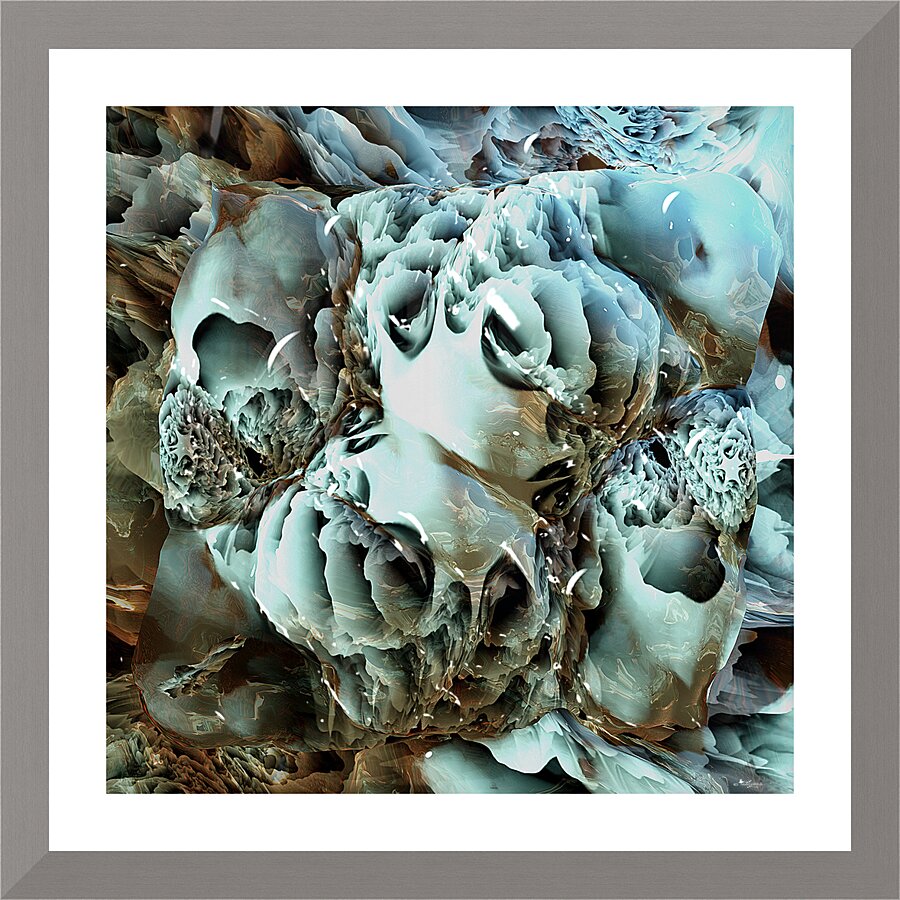 Oceanic Abstract P58  Picture Frame Printing