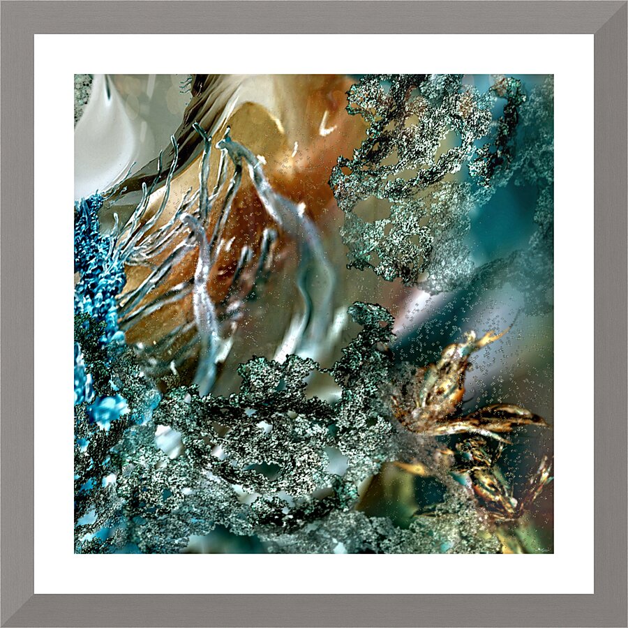 Oceanic Garden P71 Picture Frame Printing