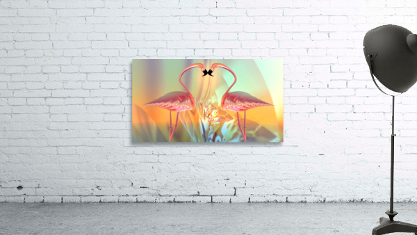 Flamingo Dance  Wall Preview