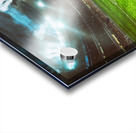 football stadium with stands full fans waiting night game Acrylic print