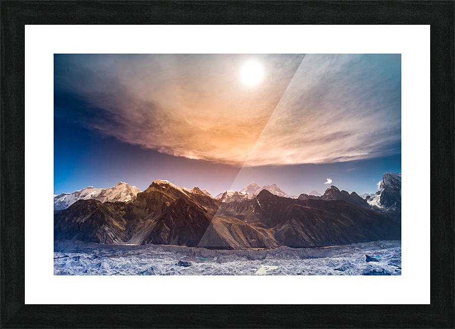mountain landscape natural background Picture Frame print