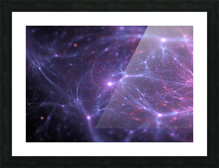 neurons bright background Picture Frame print
