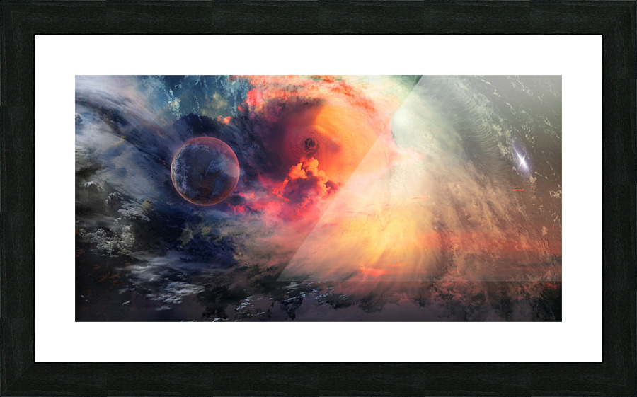 stars galaxies outer space Picture Frame print