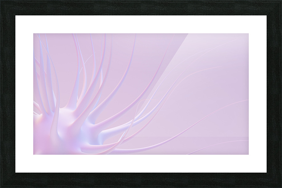 light gentle abstract background Picture Frame print