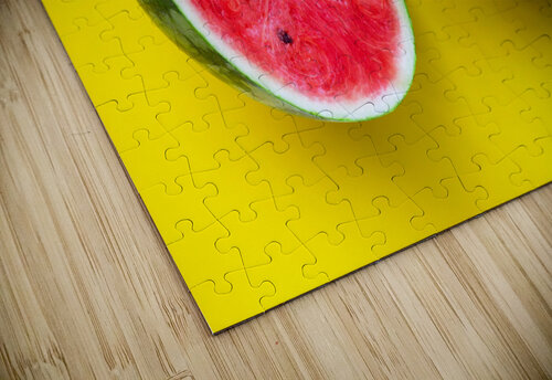 fresh watermelon yellow surface GrapyArt puzzle