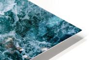 abstract water ocean waves texture background HD Metal print
