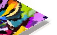 colorful tiger close up HD Metal print