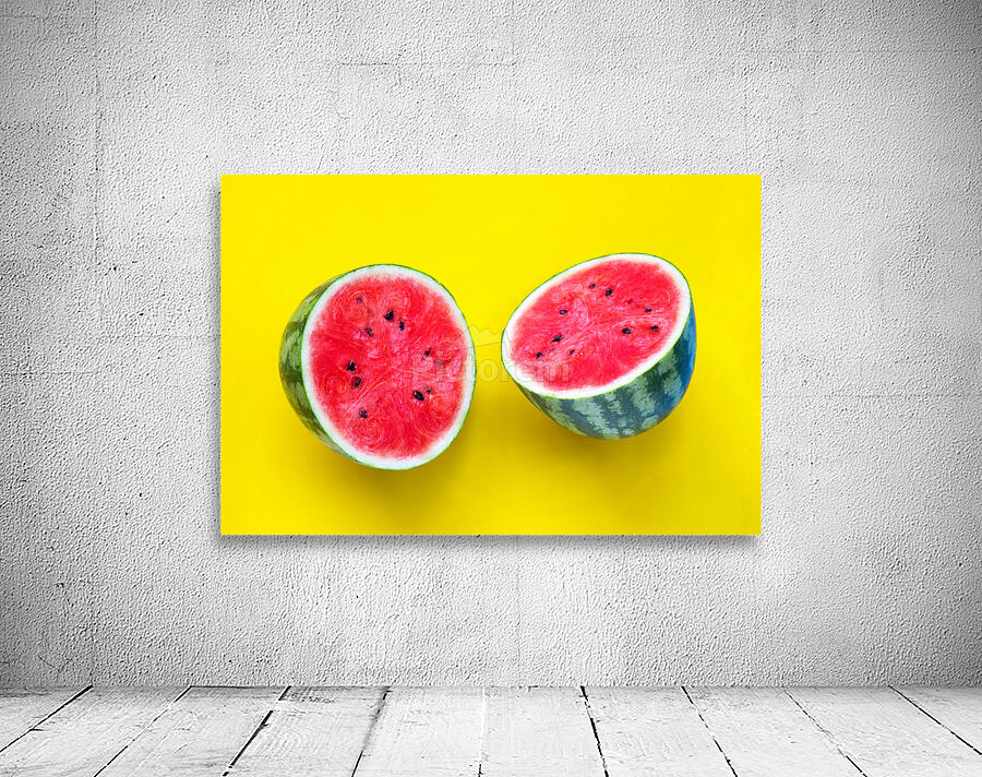 fresh watermelon yellow surface Wall Preview