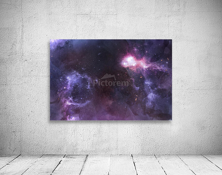 galaxy space textured background Wall Preview