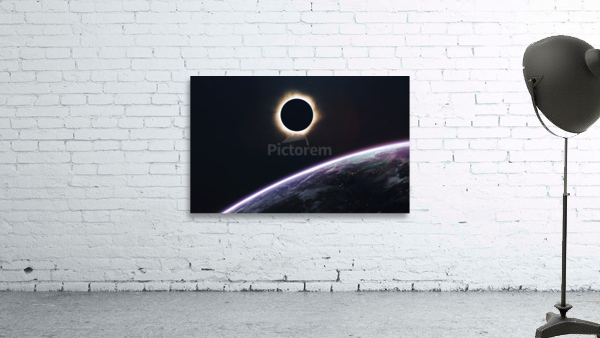 solar eclipse dark 1  Wall Preview