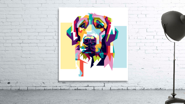 collorfull dog Wall Preview