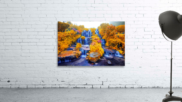 Autumn water fall Wall Preview