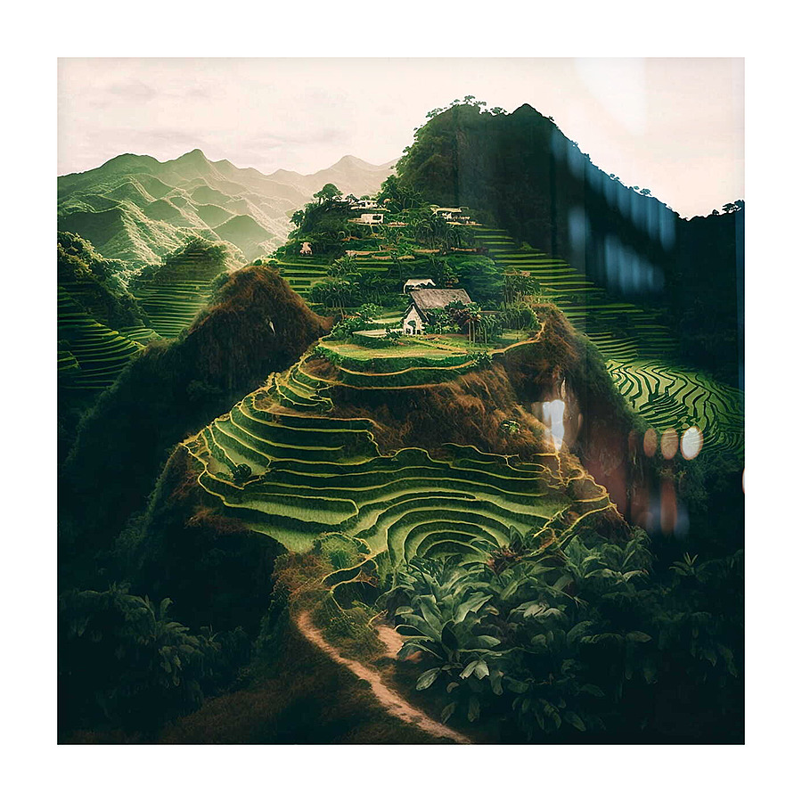 Vietnam Picture Frame print