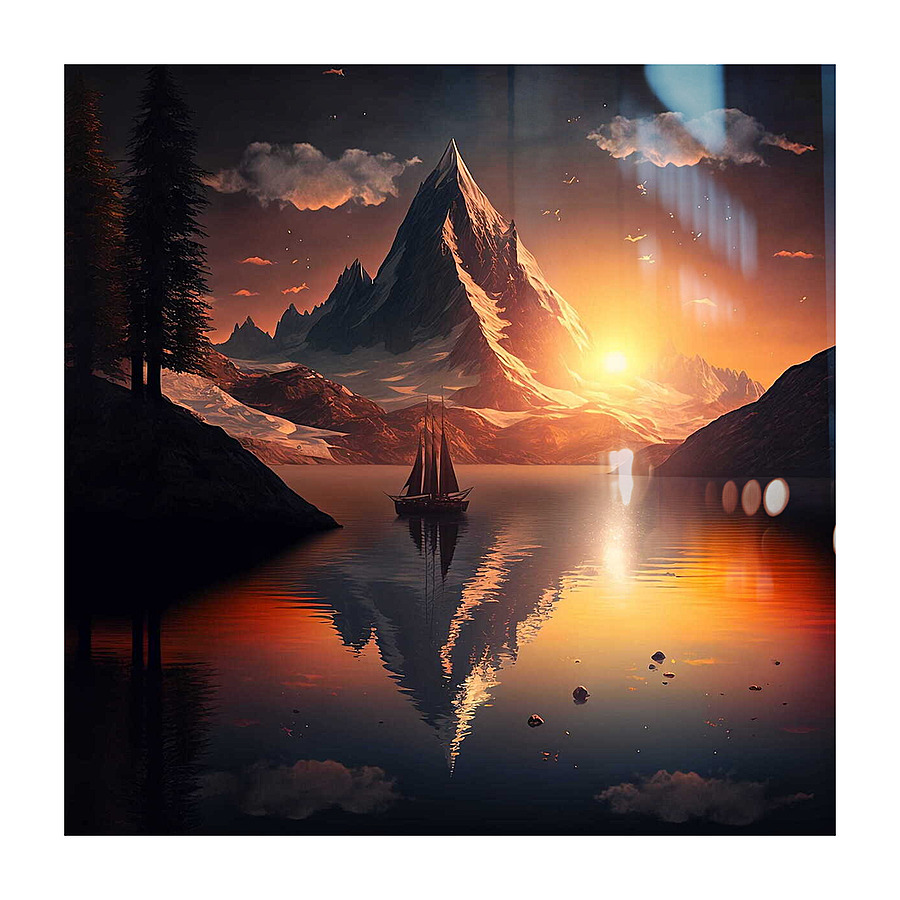 Coucher de soleil Picture Frame print