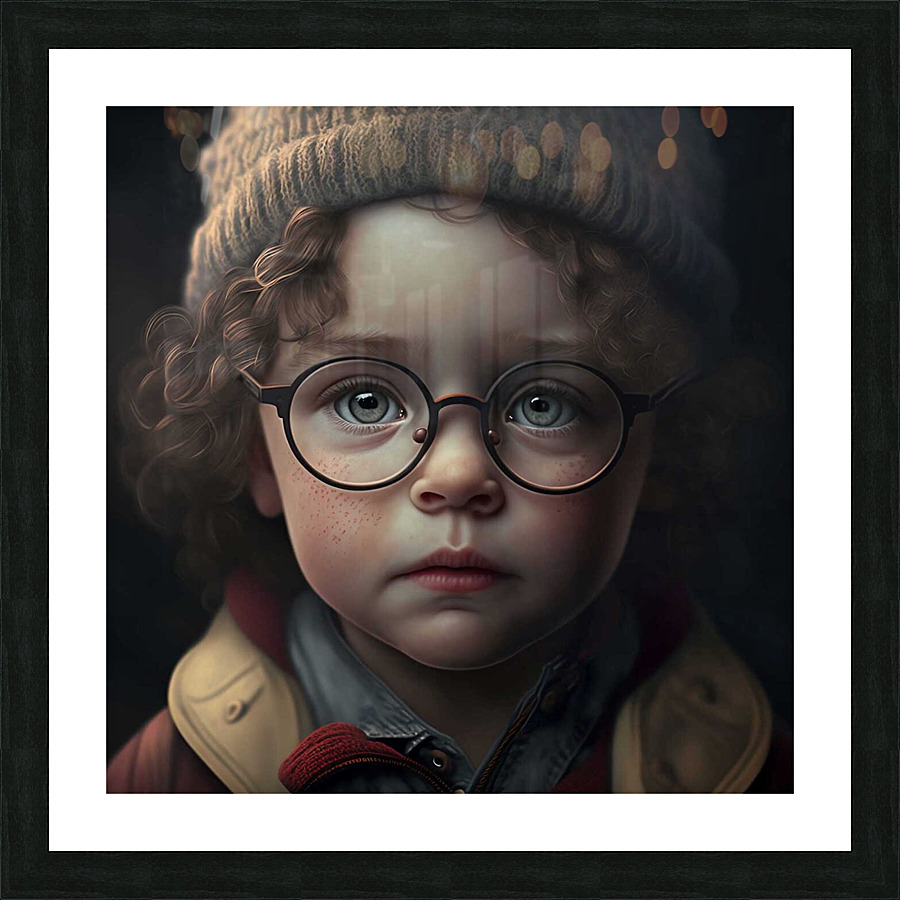 Gamin Picture Frame print