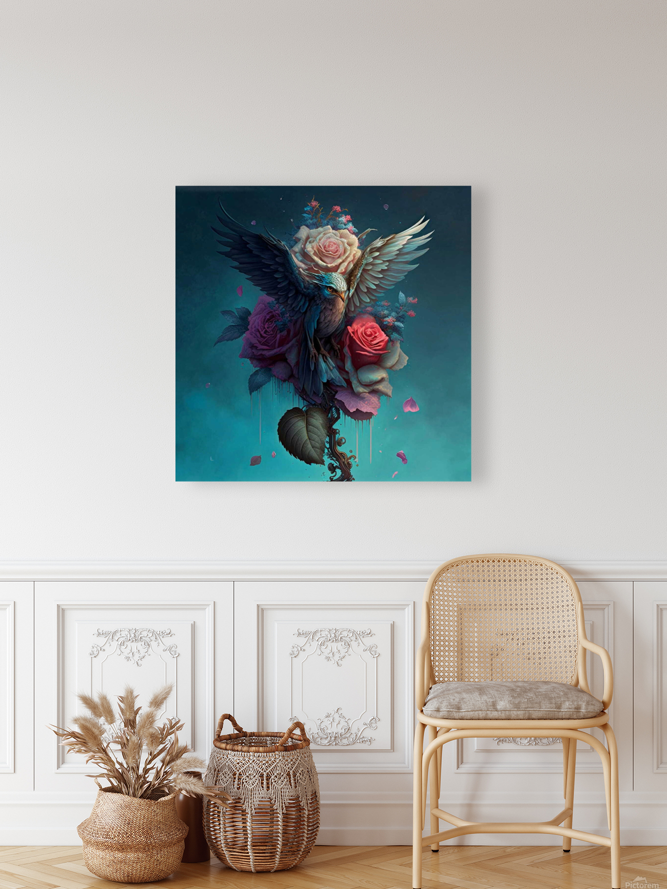 LOiseau rose Reproduction
