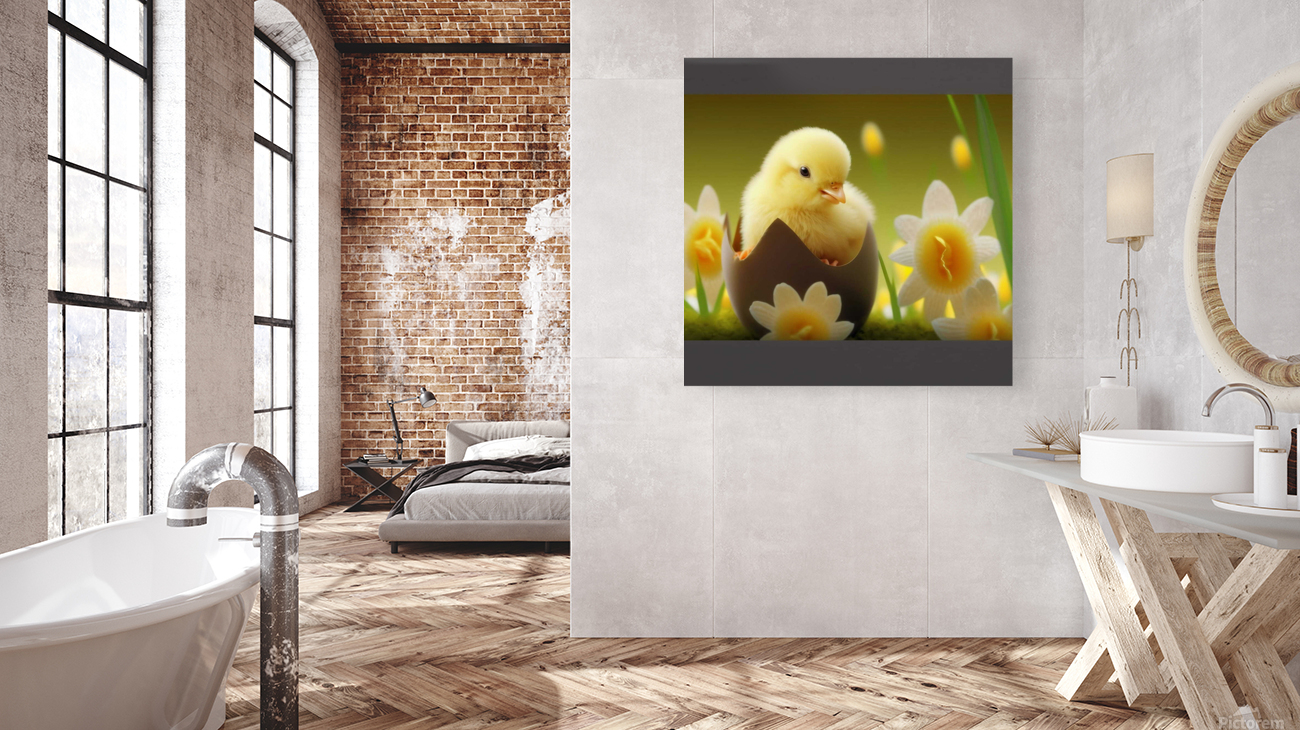 Poussin de Paques Reproduction
