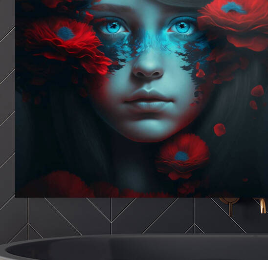 Flowers women by Denni Cecile