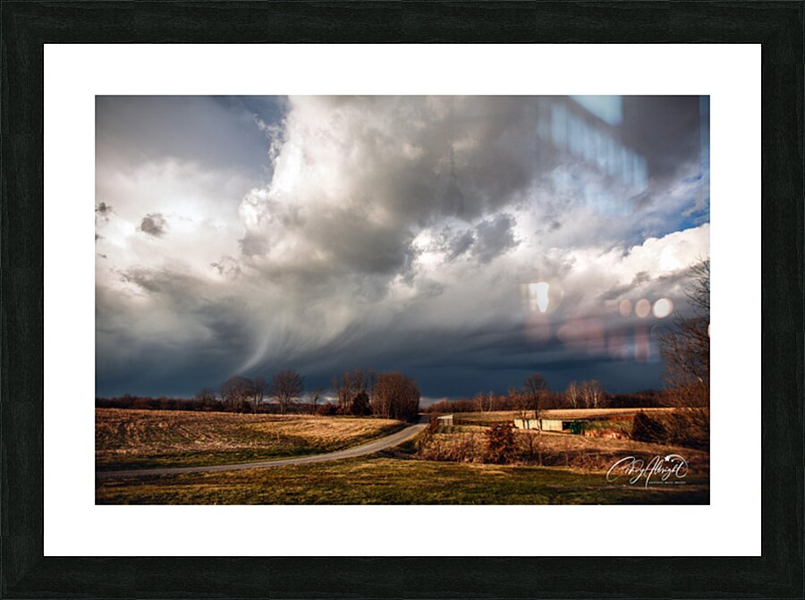 When Seasons Collide  Picture Frame print