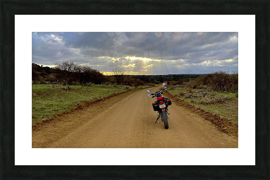 Shining Light Picture Frame print
