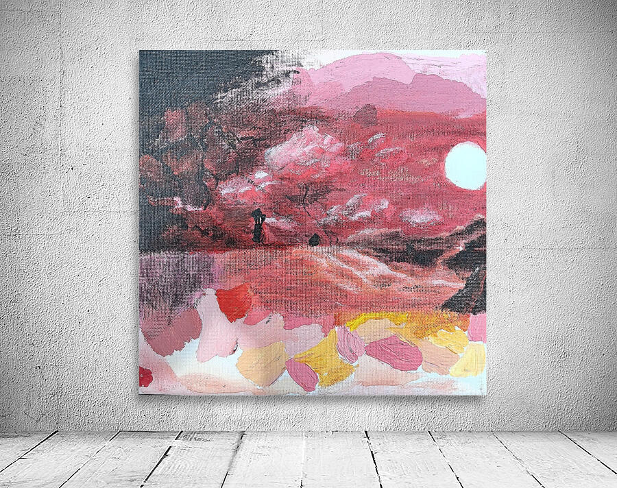 Burgundy Rose Wall Preview