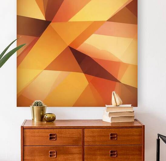 A vibrant and energetic piece of abstract art fea by Mihai Pulca